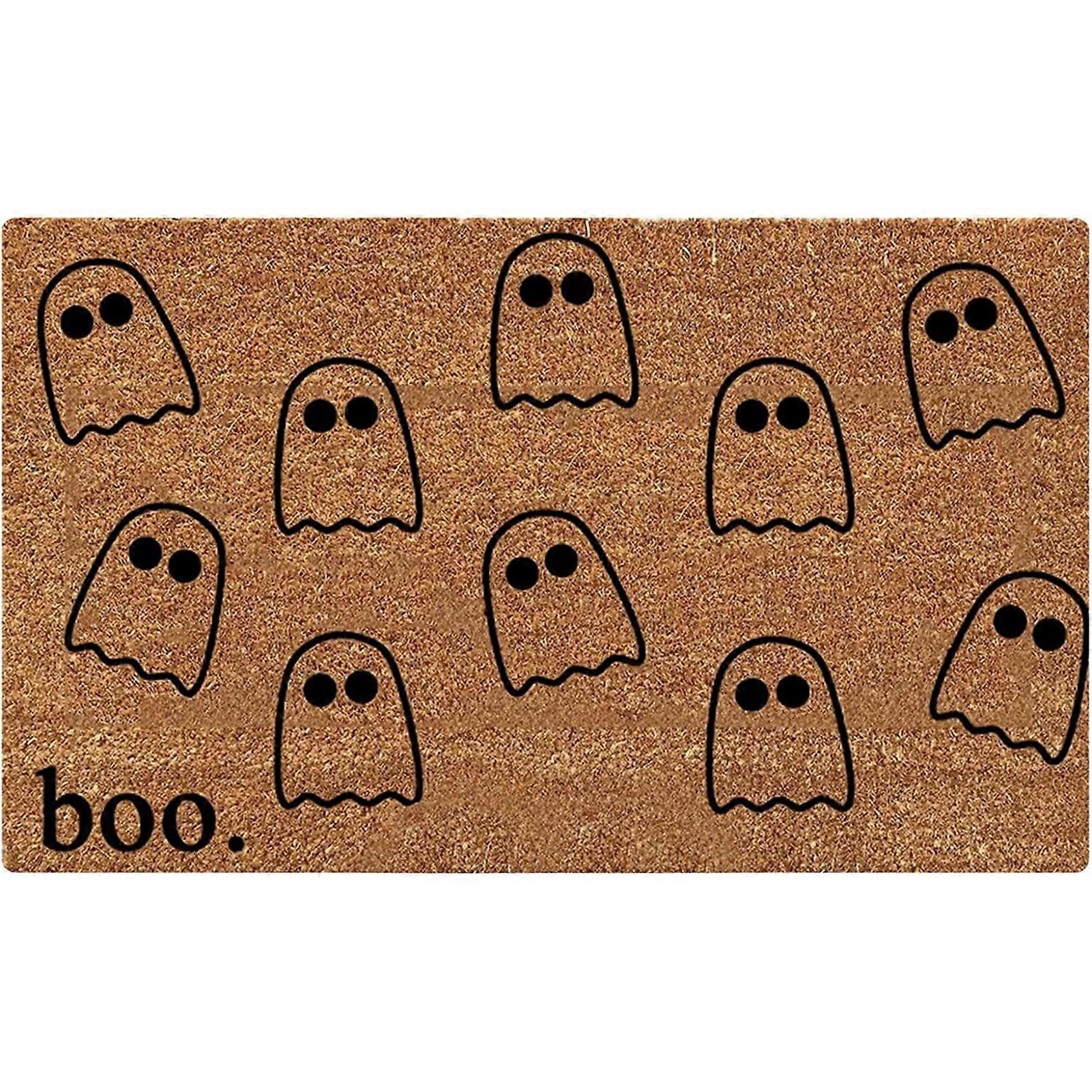 Welcome Pattern Halloween Carpet Durable Doormat Home Decor for Flat Dormitory Decoration