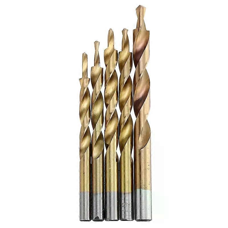 Titanium Coating Twist Step Drill Bits for Manual Pocket Hole Jig Master System 8-4/9-5/10-5/10-6/12-8mm Woodworking Tool