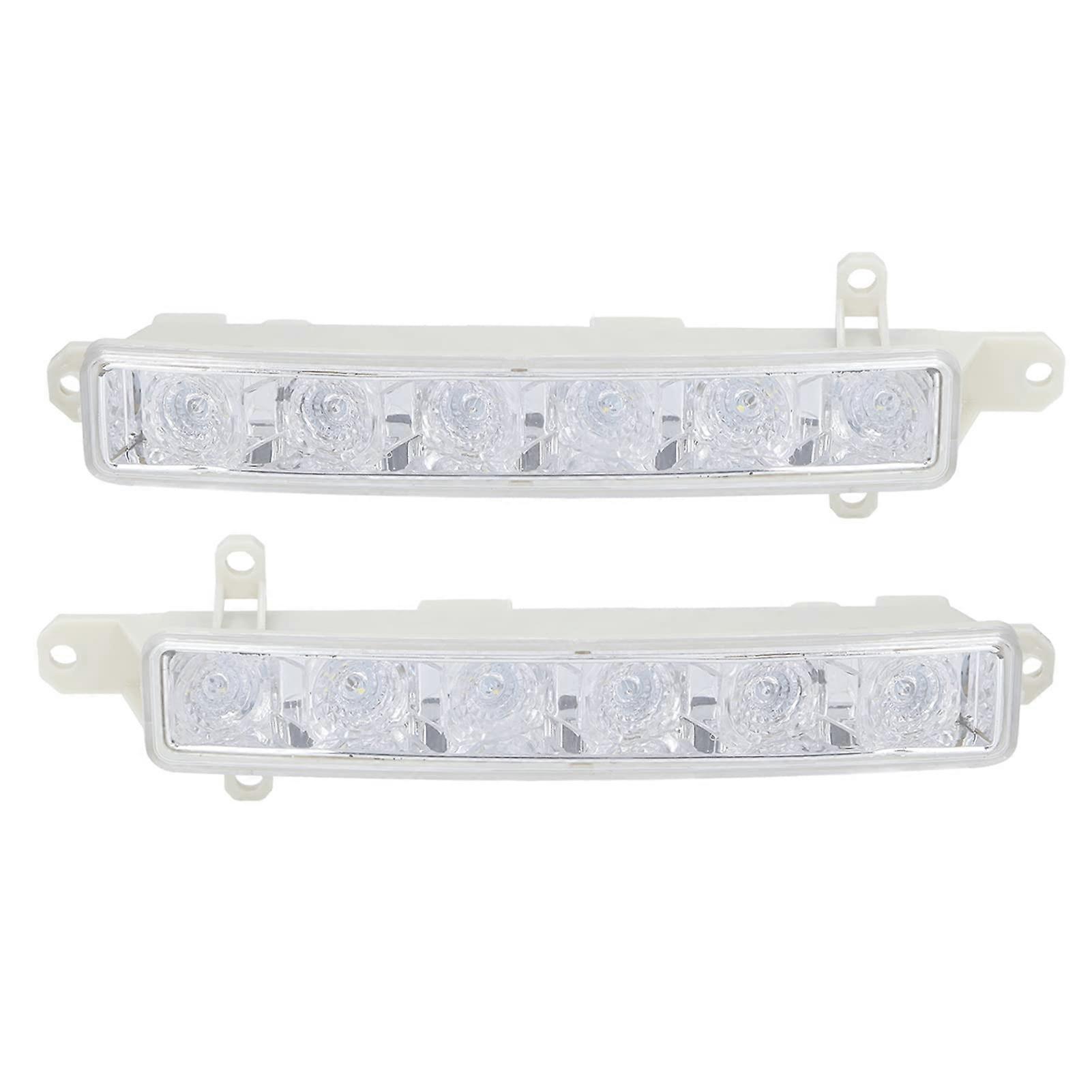 Car Daytime Running Light 2Pcs 6-LED 5520280 Replacement Bright Light For 308S And 408 Models