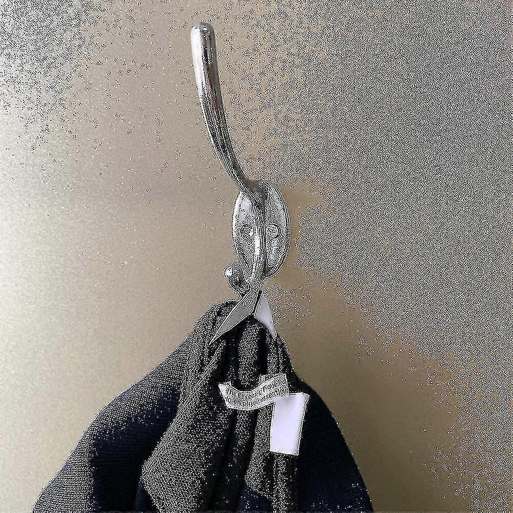 10 Pack Rustic Coat Hooks Wall Mounted Heavy Duty Dual Hooks