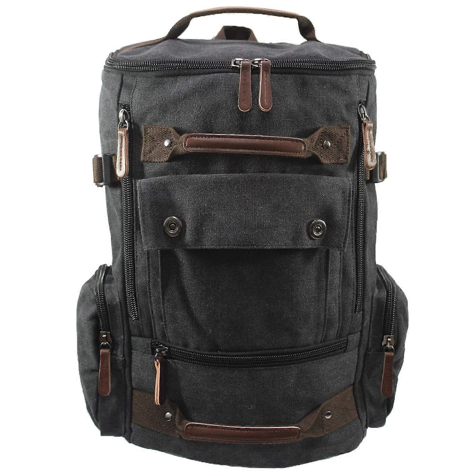 Canvas Series Casual Laptop Backpack, Vintage Daypack for School, Travel, and Everyday Use, Durable and Stylish
