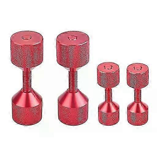 4 Pcs Aluminium Flange Two Hole Pins 1-1/8 Two Hole Alignment Pins & 1-5/8 Detachable Flange Double Hole Pins