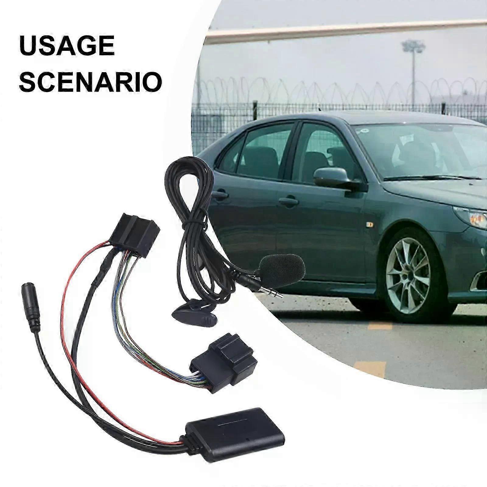 suitable for For Saab 9 3 9-5 Car Bluetooth-compatible Music Player Audio Receiver Handfree Phone Mp3 Aux In Adaptor Cable Modules-YI  WU  CHUN  HUI