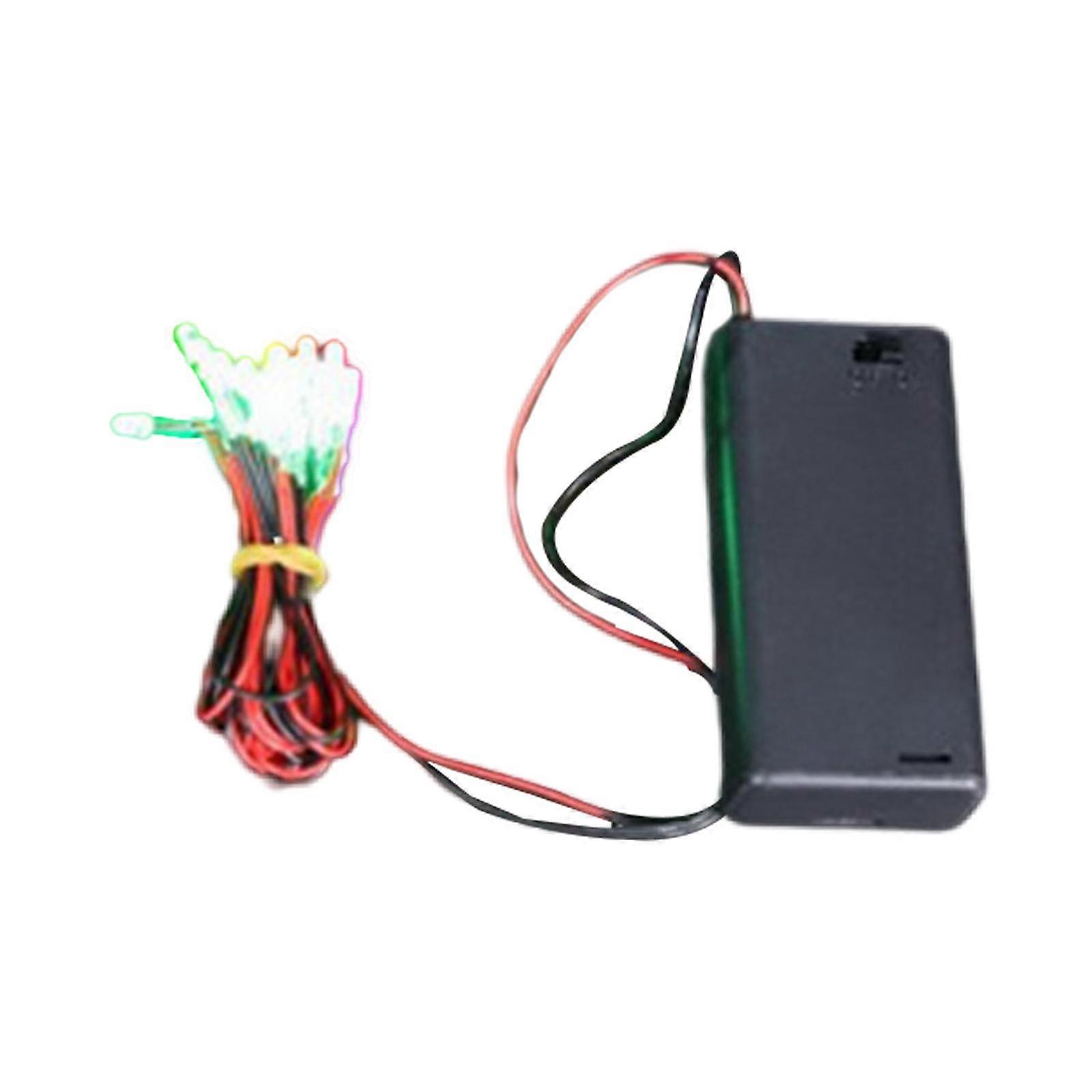 Machine Nest Strips Light 20 Lamp Beads Colourful for Action Figure Display