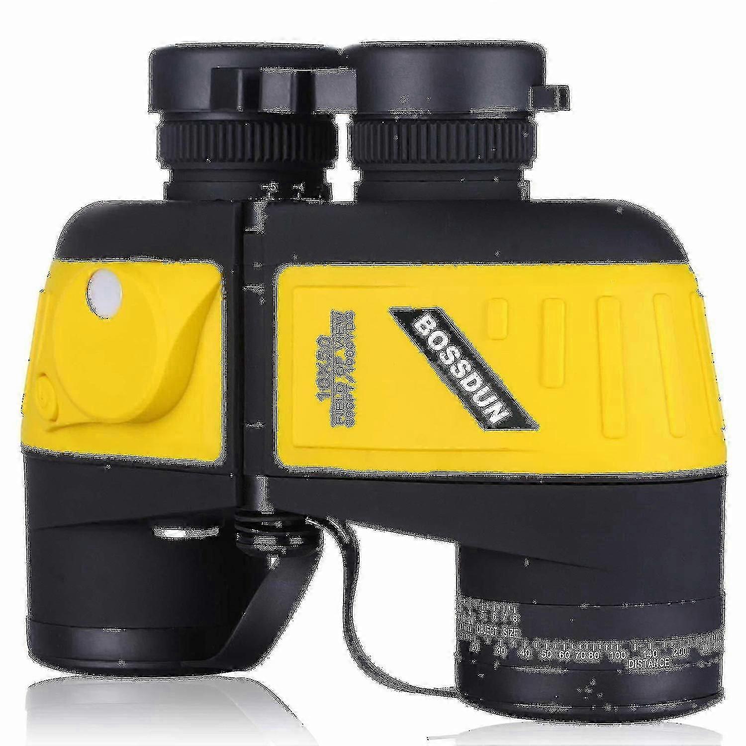 10x50 Askeri Dürbün, İç Menzil Bulucu ve Compassyellow ile Geniş Alan Deniz Dürbünü