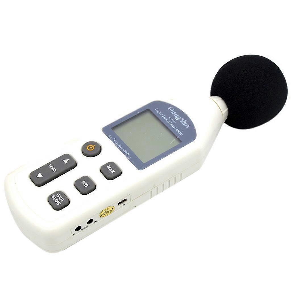 LCD USB Digital Sound Pressure Level Meter Decibel Noise Measurement