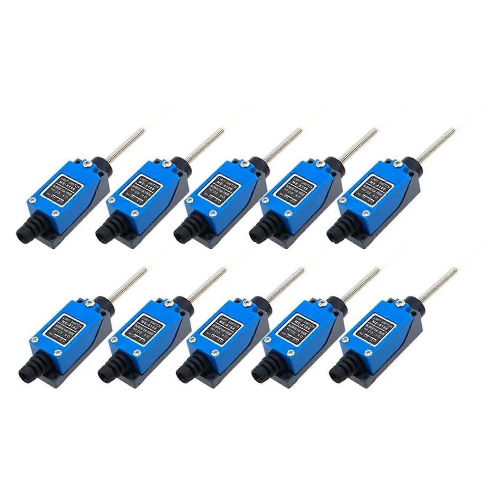 ElectronicSwitch 10pcs ME8166 Flexible Rod Coil Spring Actuator Momentary Limit Switch Momentary