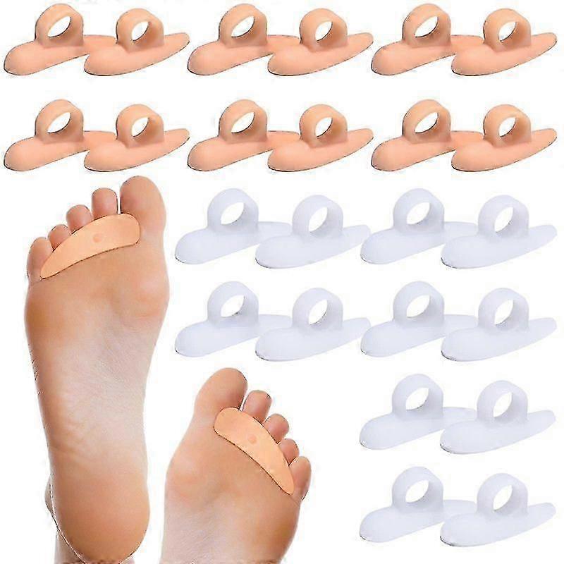 12 Pairs Hammerhead Toe Pad Gel Pad Claw Toe Temporary Corrector