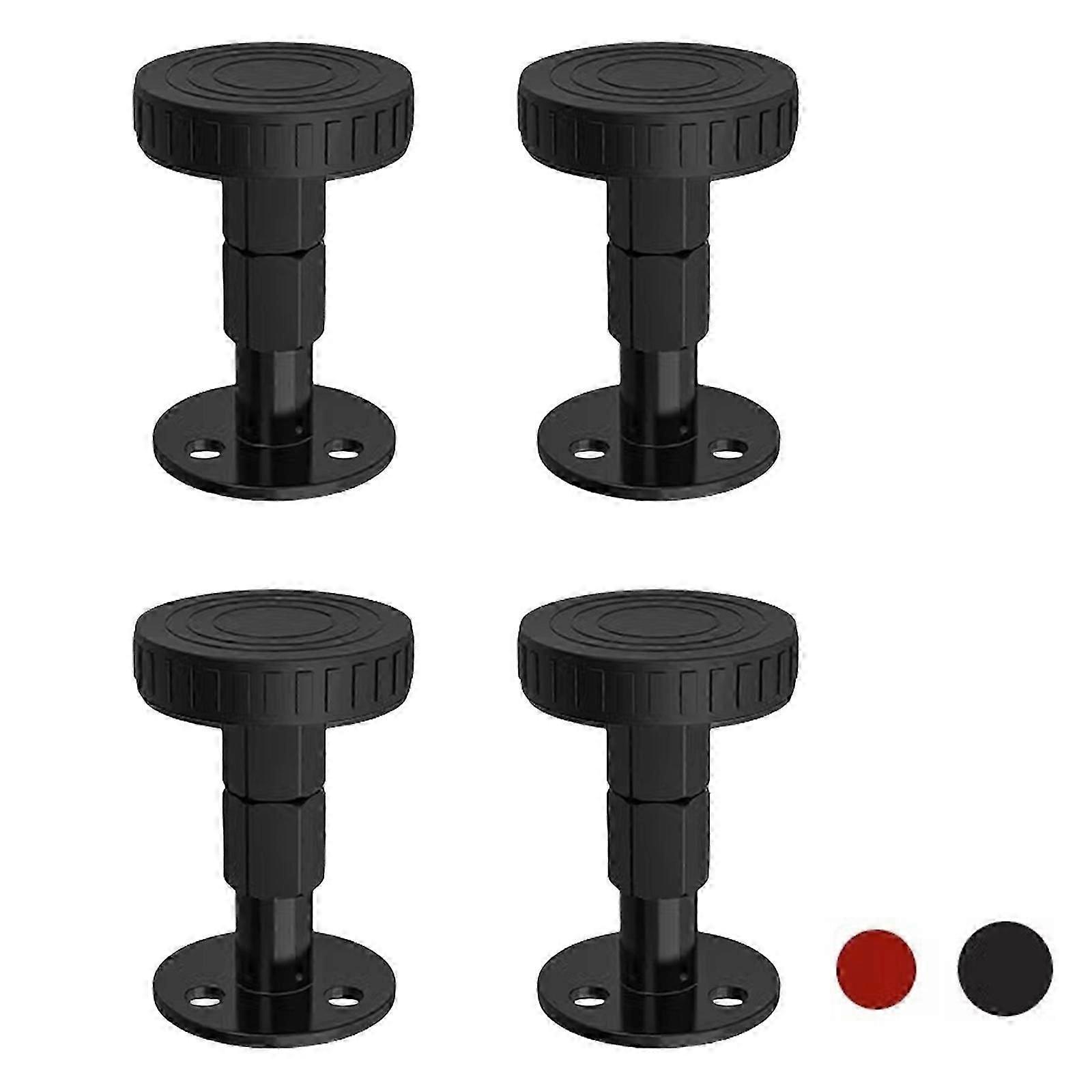 Adjustable Height Bed Frames Support Legs Sturdy Metal Leveling Feet with Floor Protectors Anti Wobble Designs for Home