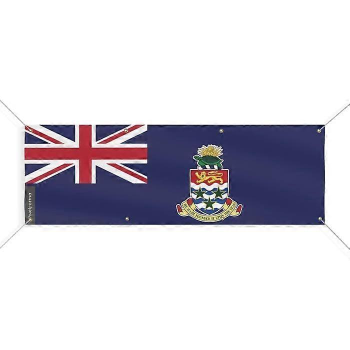 Cayman Islands Flag Banner 8 Grommets 120x360 cm