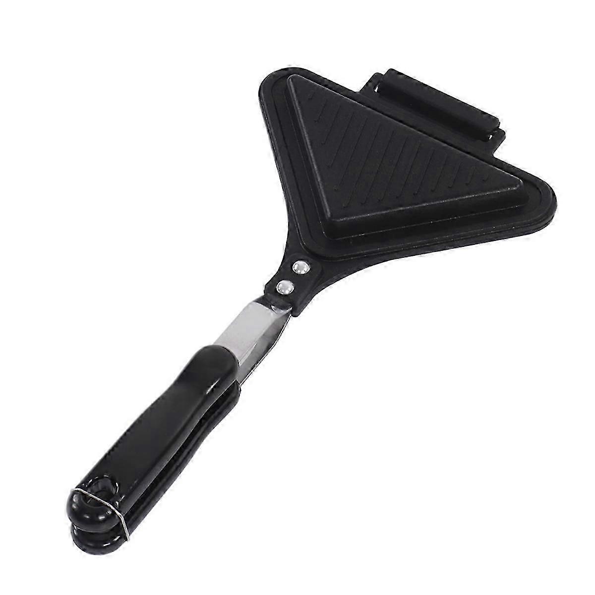 Triangle Sandwich Maker Pan, Double Sided Grill with Heat-Resistant Non-Stick Surface for Even Heating Cooking Mold