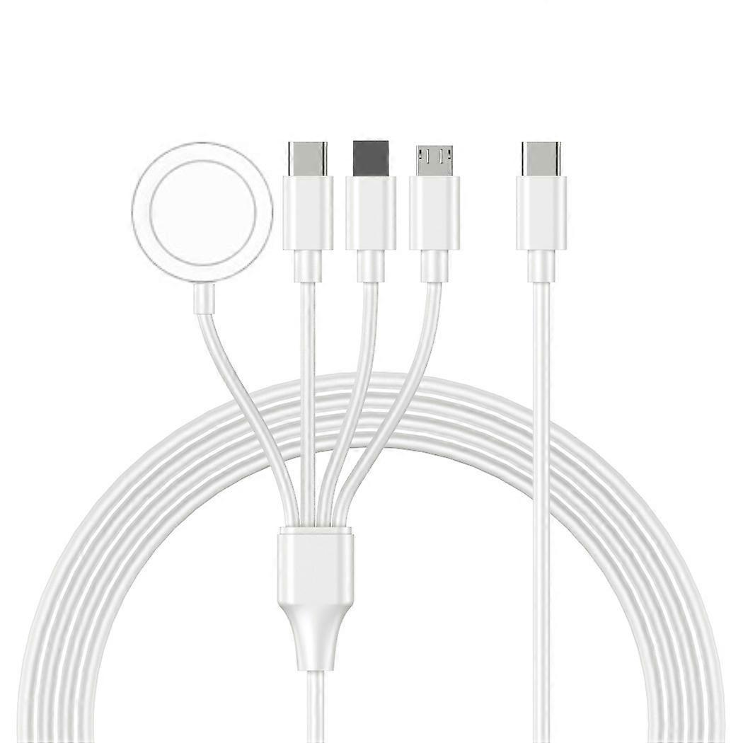 122cm for Apple Watch/Phone Type-C Plug 4-in-1 Charging Cable Watch Wireless Charging Dock, with Dec