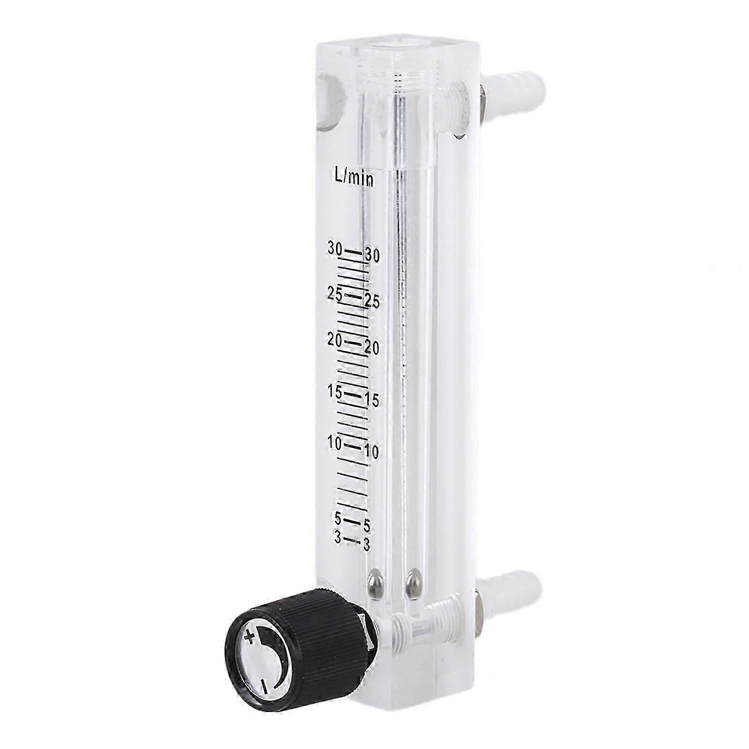 Lzq-7 zuurstof flowmeter 3-30lpm flowmeter met klep voor zuurstof lucht gas