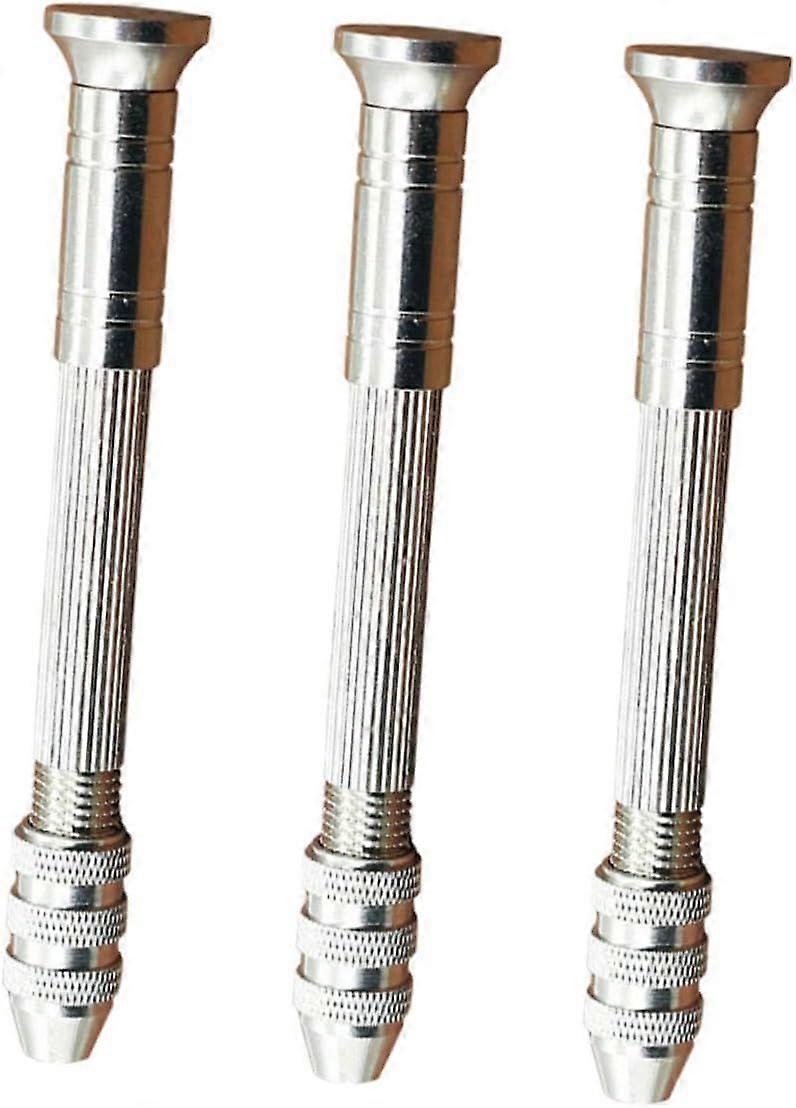 3Pcs Hand Drill Chucks Manual Drilling Tools for Model Making Precision Hand Drill