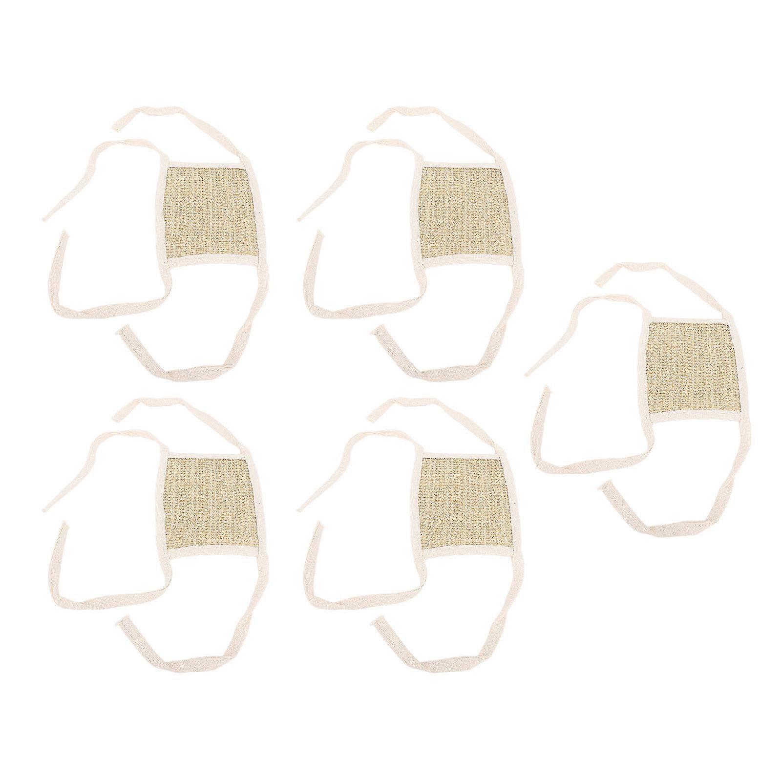 5Pcs Lizard Hammock Bed Space Saving Enhanced Liveliness Straw Braid Lizard Hanging Hammock for Sugar Glider Hamster Large 