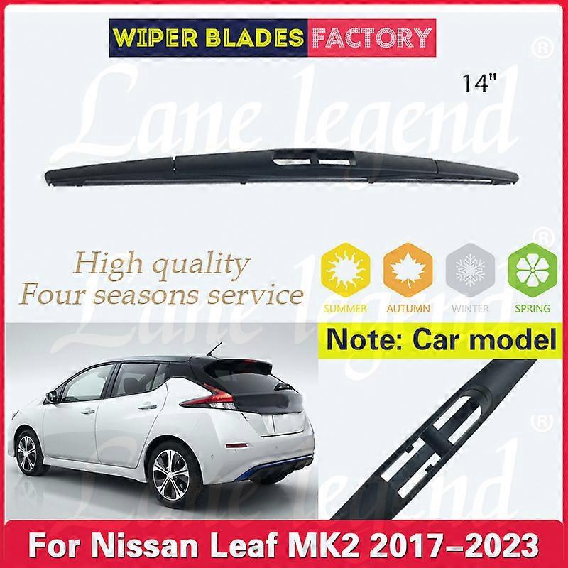 14" Heckscheibe Windschutzscheibe Waschscheibe Wischerblatt Für Nissan Leaf MK2 2017-2023 Autozubehör Zubehör 2019 2020 2021 2022