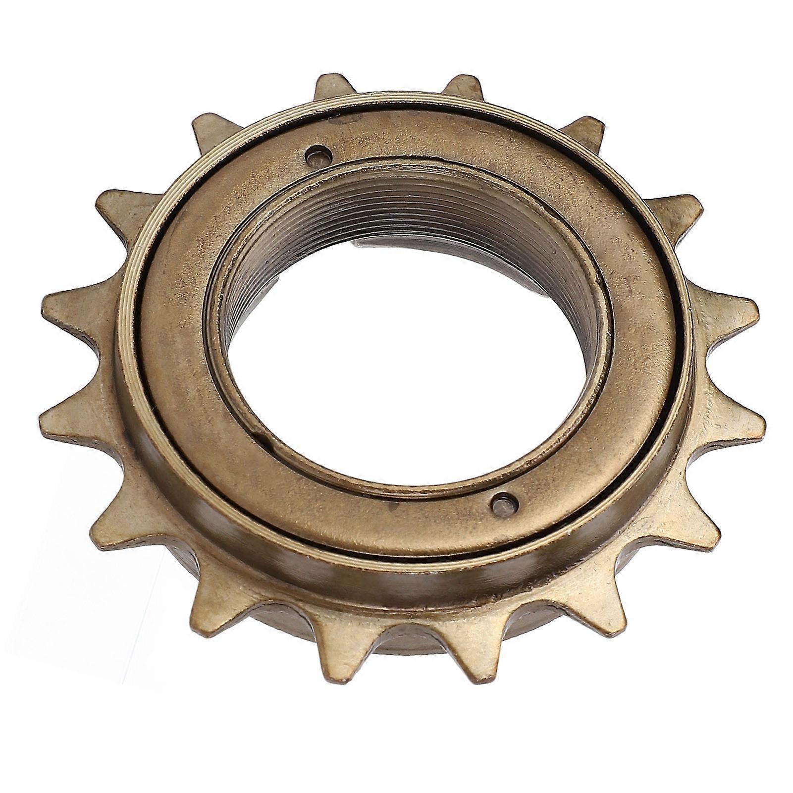 Single Speed Bike Freewheel Carbon Steel Threaded Universal One Speed Bicycle Freewheel for Replacement 16T 