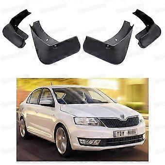 4x sprutbeskyttelse fender skjerm passer til skoda rapid sedan 2013-2015