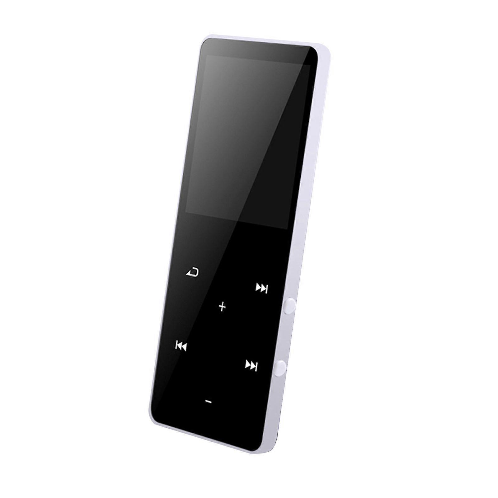 MP3 Player with Bluetooth-compatible, Portable Music Player Support App Download, Full Touch Screen Lossless Digital White