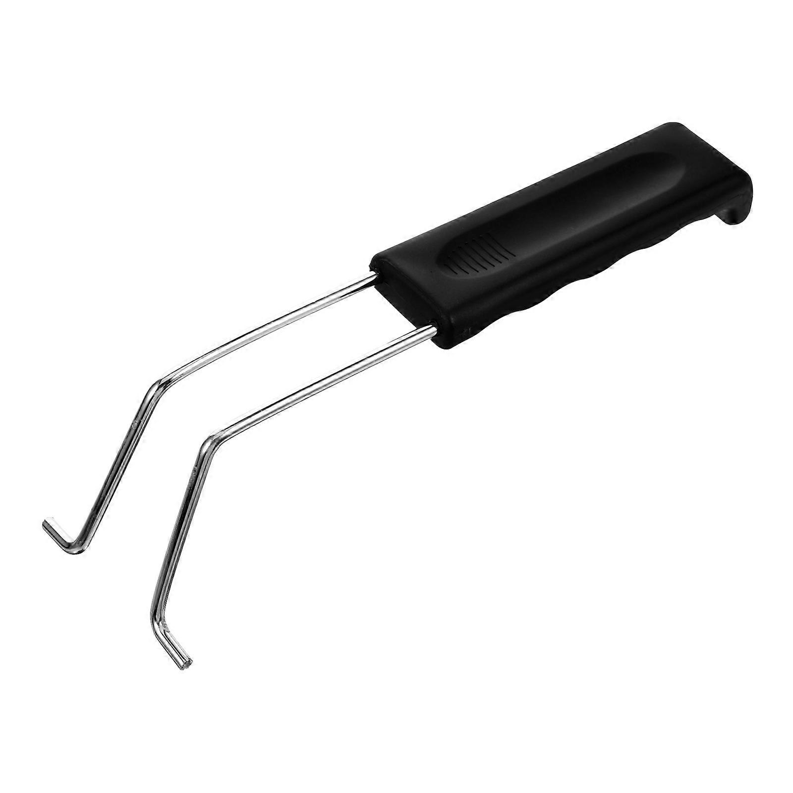Ergonomic Stainless Steel Kitchen Pan Handle Replacement for Egg Rings & Frying Baskets – Easy Install, Heat Resistant Design Fits Multiple Utensils