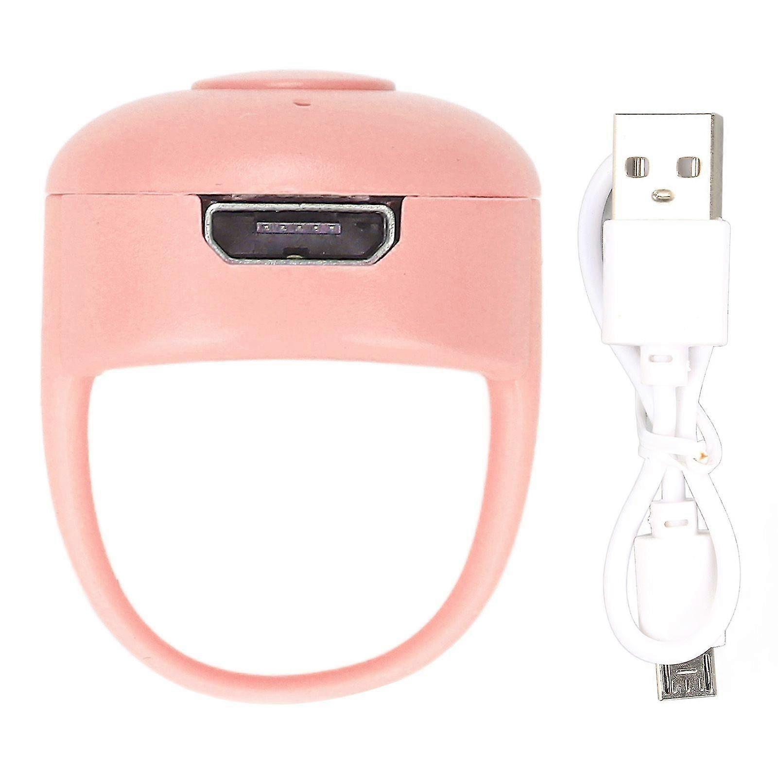 Handy and Practical Bluetooth Remote Control Ring for All Smartphones, Suitable for Various Brands, Stylish Pink Design