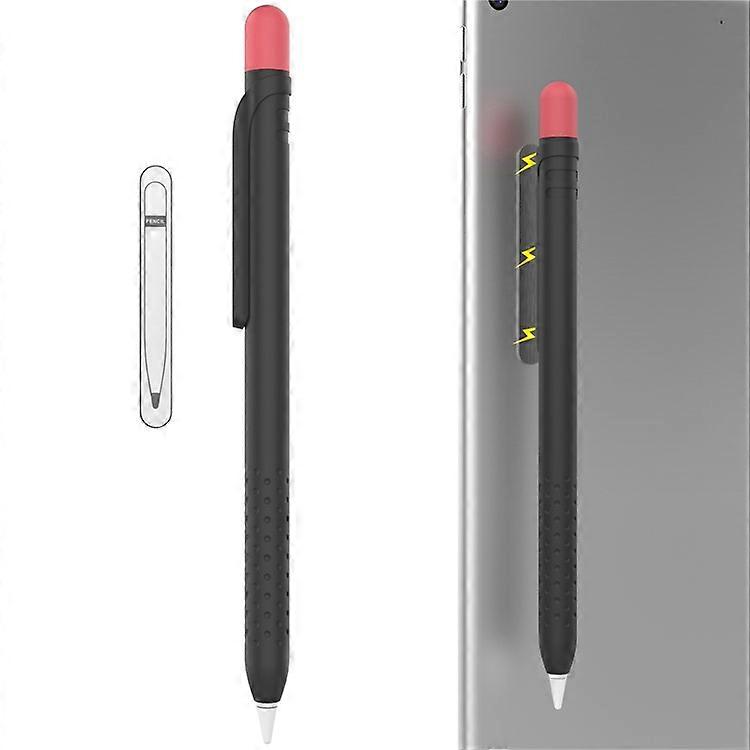 AHASTYLE PT152 Silicone Sleeve Compatible For Apple Pencil (1st Generation) Stylus Pen Case Dual Color Shockproof Cover