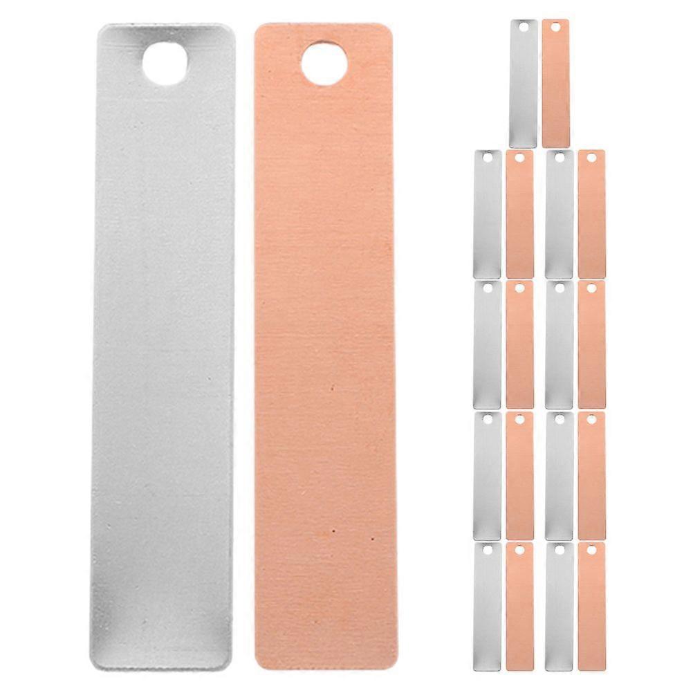 8 pairs of Copper Zinc Anode Sheet Electrode Strip Fruit Battery Experiment Material for Crafts