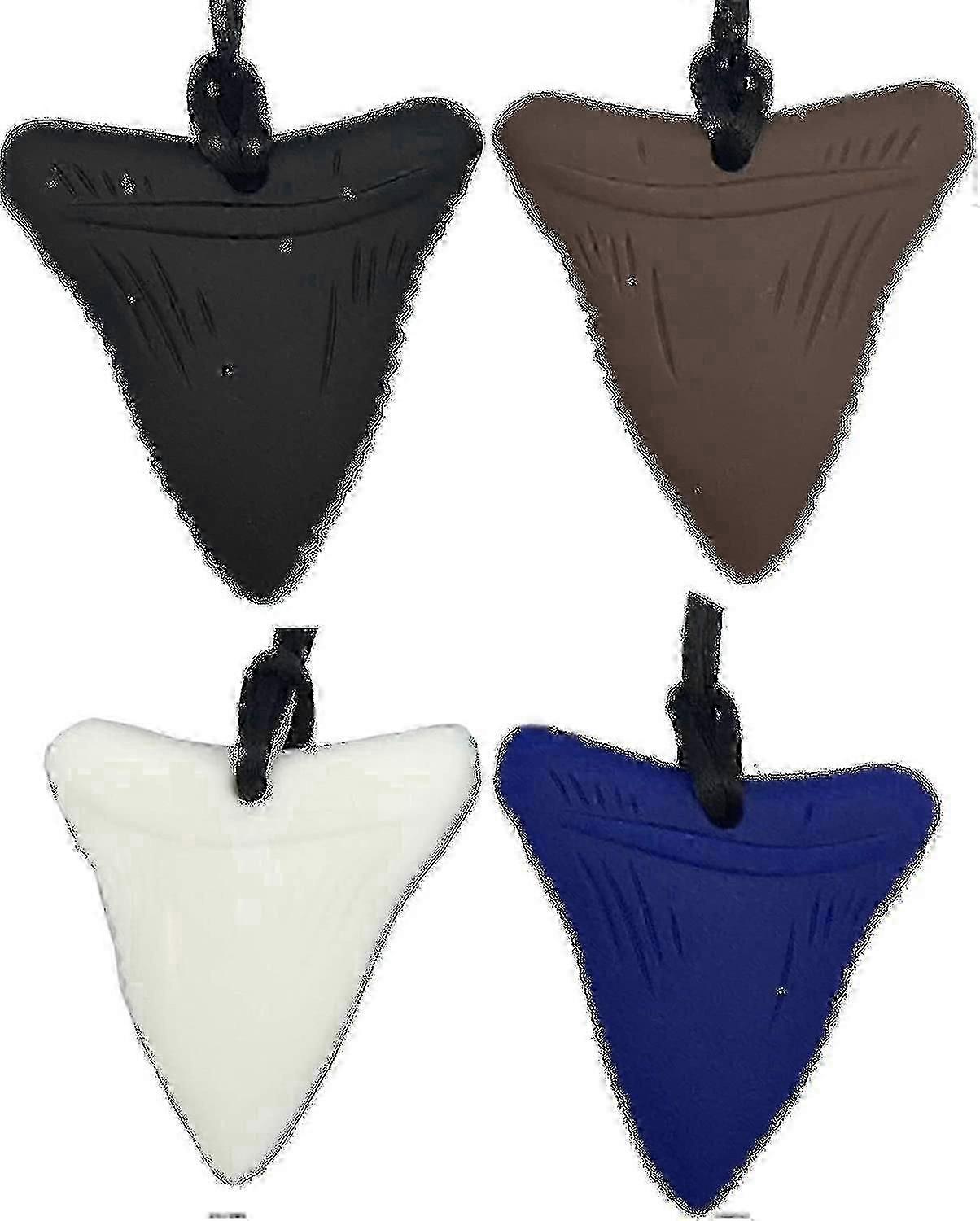Shark Tooth Chew Halskjeder For Sensoriske Barn,Seig Halskjede Sensorisk Beste Gave---Modellkode23279-XG5123-God
