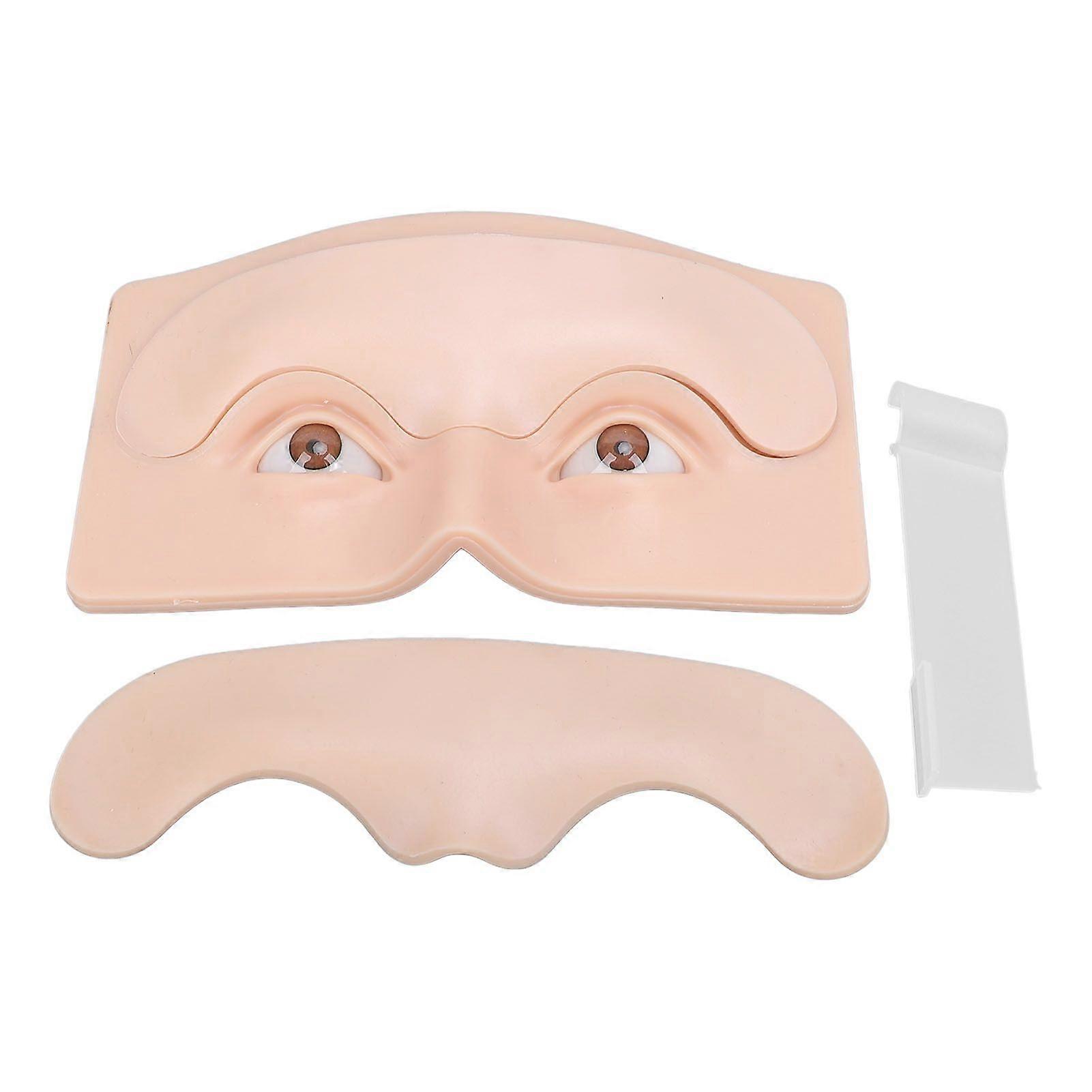 2025 Latest Model Makeup Practice Face Kit 5D Silicone Eyebrow Eyeliner Makeup...