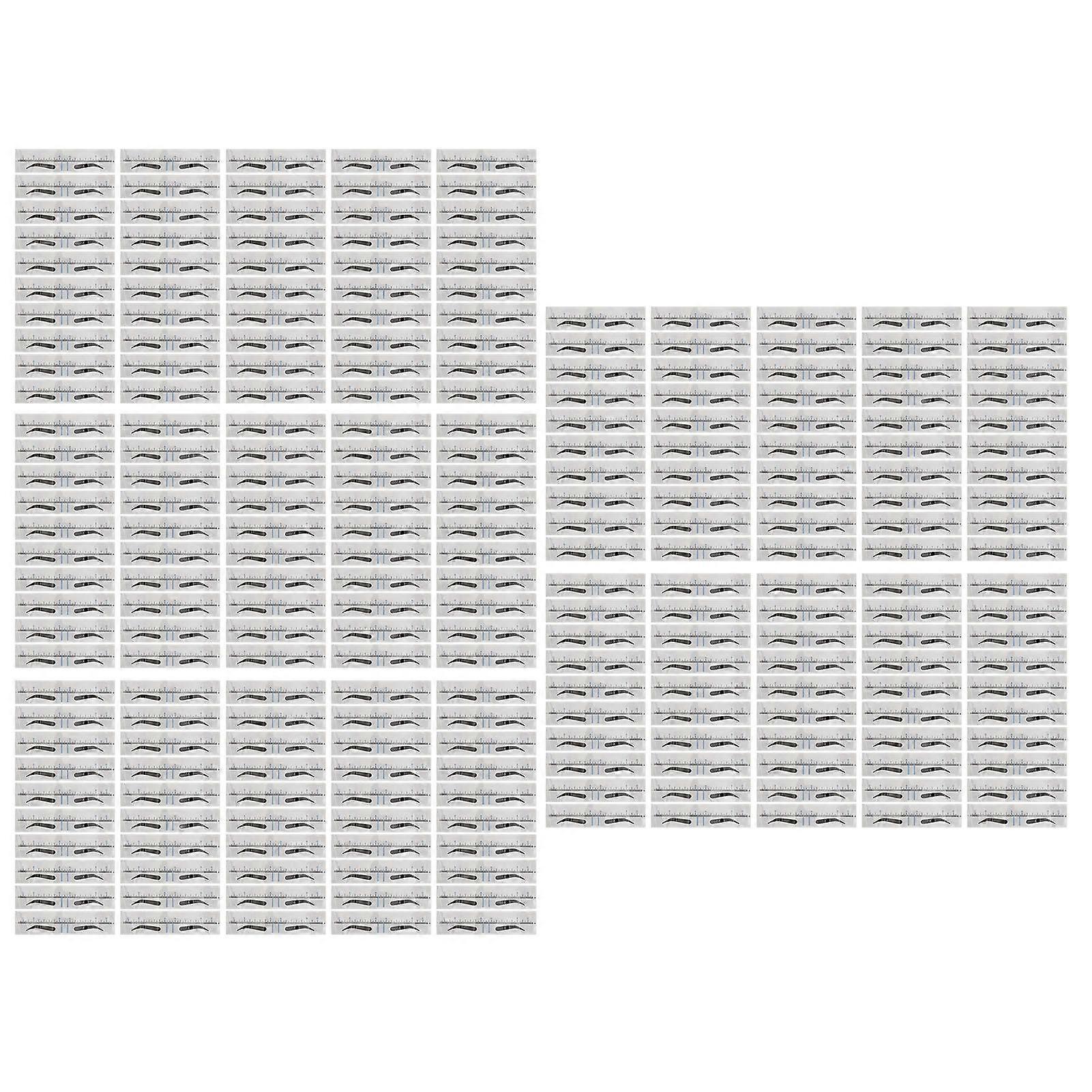 2025 Latest Model 150PCS Eyebrow Stencil Ruler Clear Scale Transparent Eyebrow...
