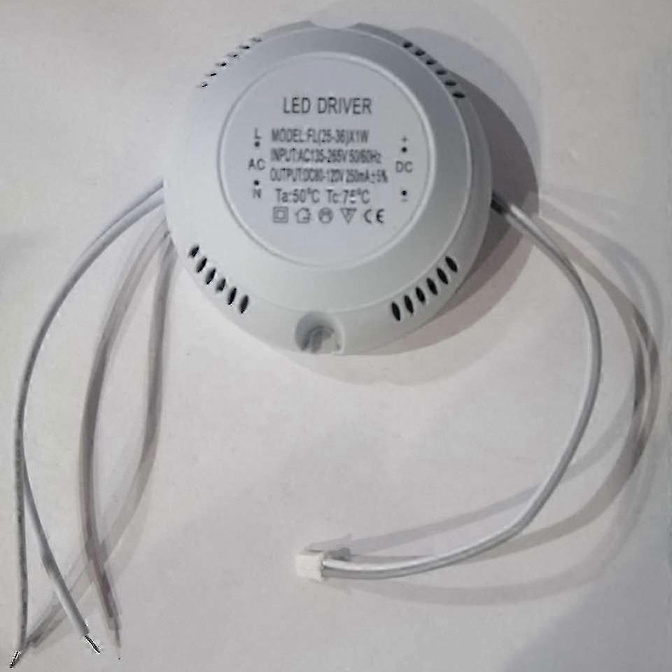 LED Driver Power Supply Adapter with Round Shell for LED Bulbs/Lights, Transformer