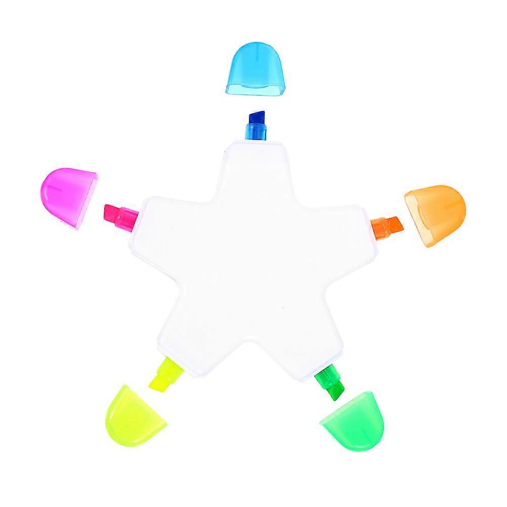 Book Markers Fluorescent Marker Multi-Colored Daily 1Pack