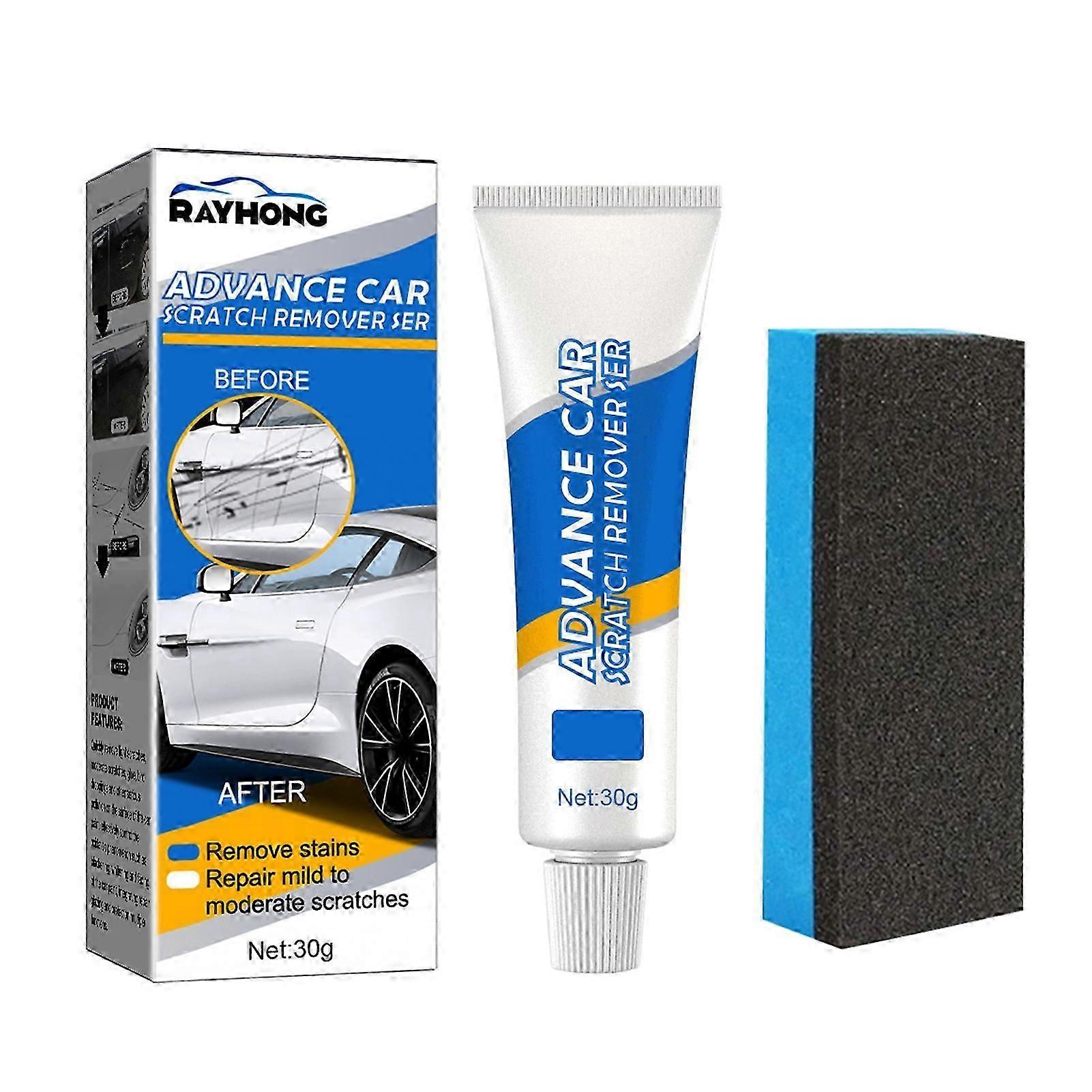 30g Scratch Repair Cream Waxing Sponge Restore Luster Repair Tool Car Body Paint Cleaning Paste Kit for Automobile