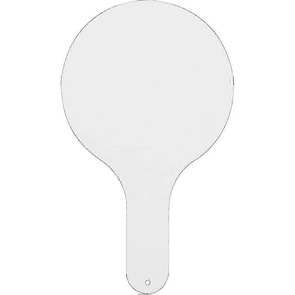 Reusable Handheld Dry Erase Whiteboard with Handle, Student Answer Paddle for Classroom School Teacher Supplies