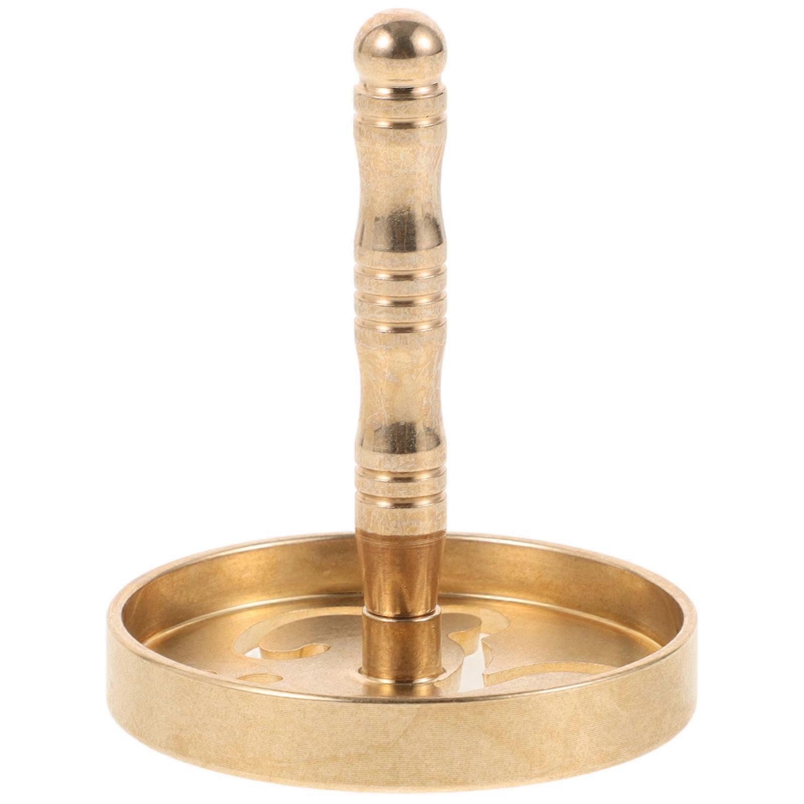 Molds For Crafts Brass Incense Press Tool For Bedroom Circular 5.70X4.50X4.50CM DIY Incense Making 1Pack