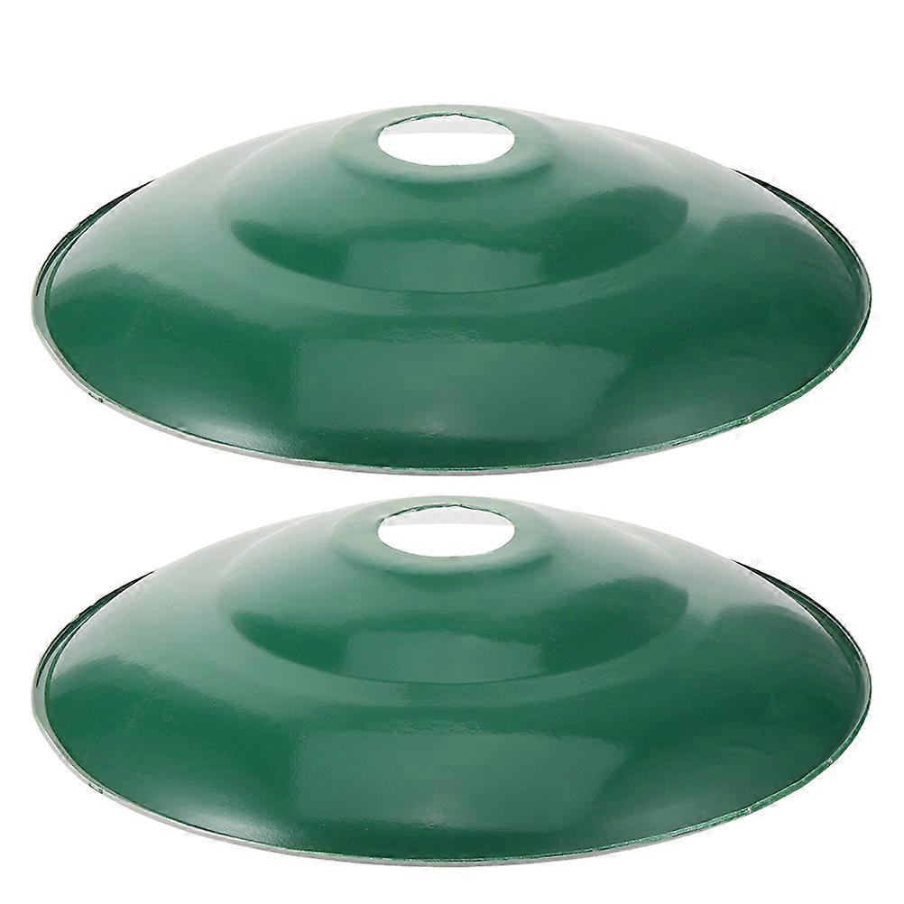 Light Fixture Covers Enamel Lamp Shade For Industrial Lights Rainproof 2Pcs