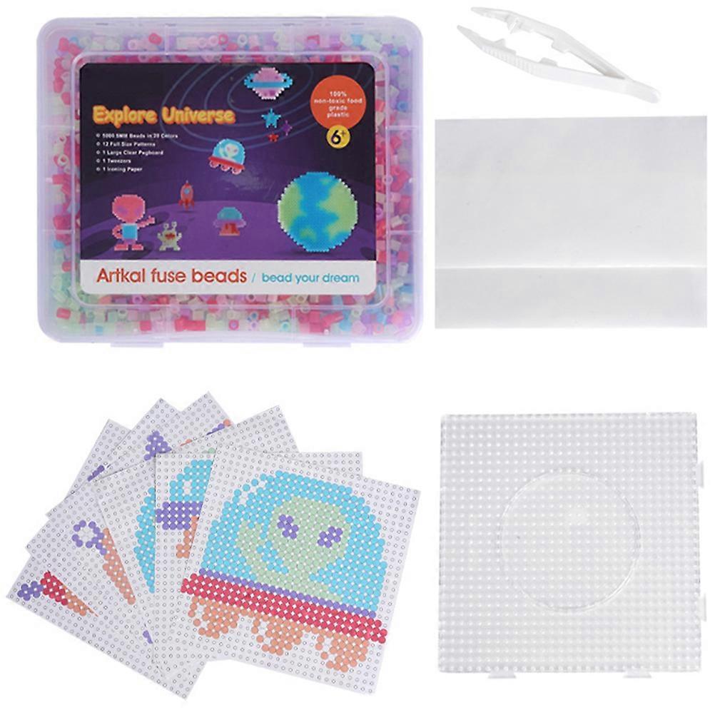 Melting Beads Craft Kit for Children Luminous Design 5mm Beads 1 Set
