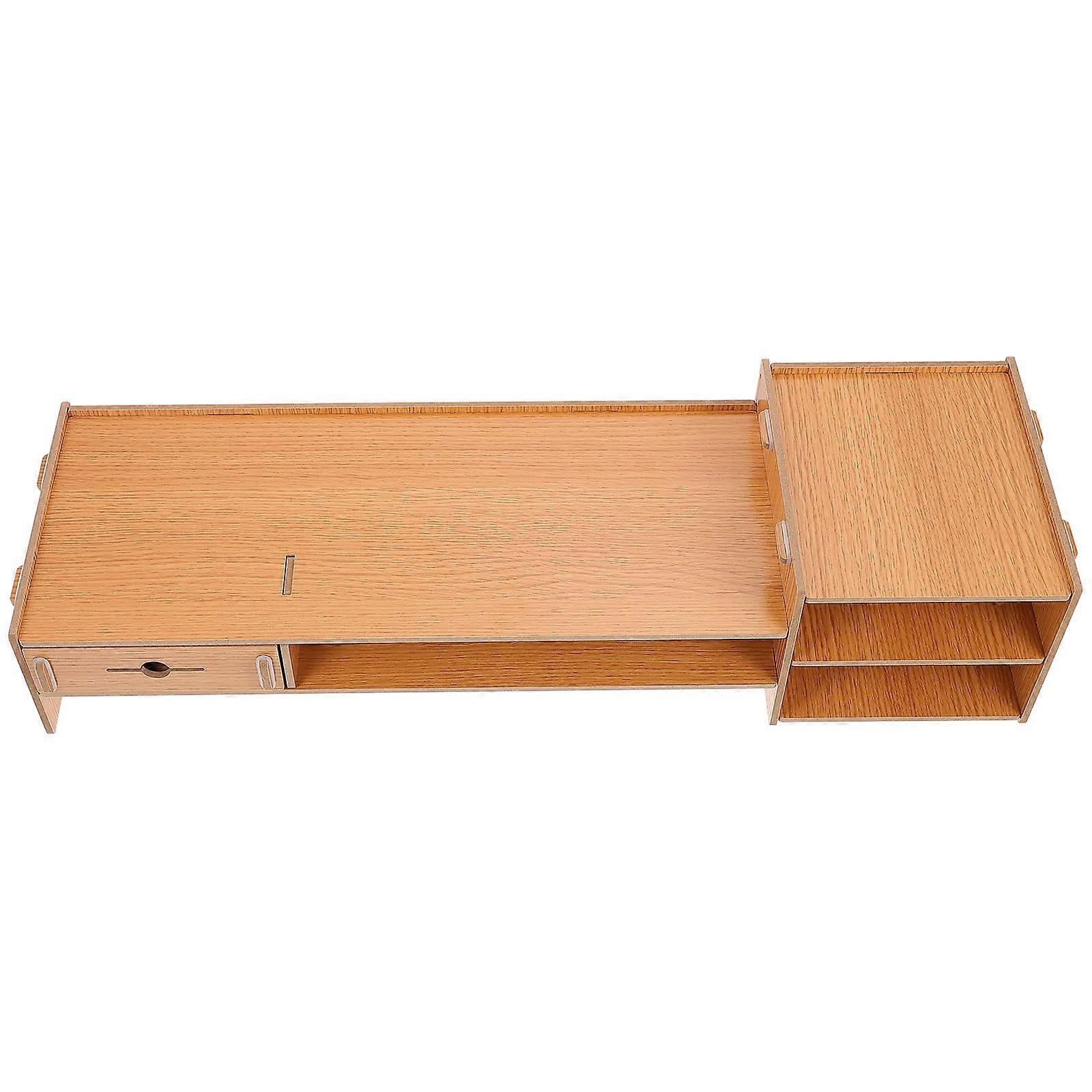 Computer Monitor Stand Use 64X20X16CM Space Saving 1Set
