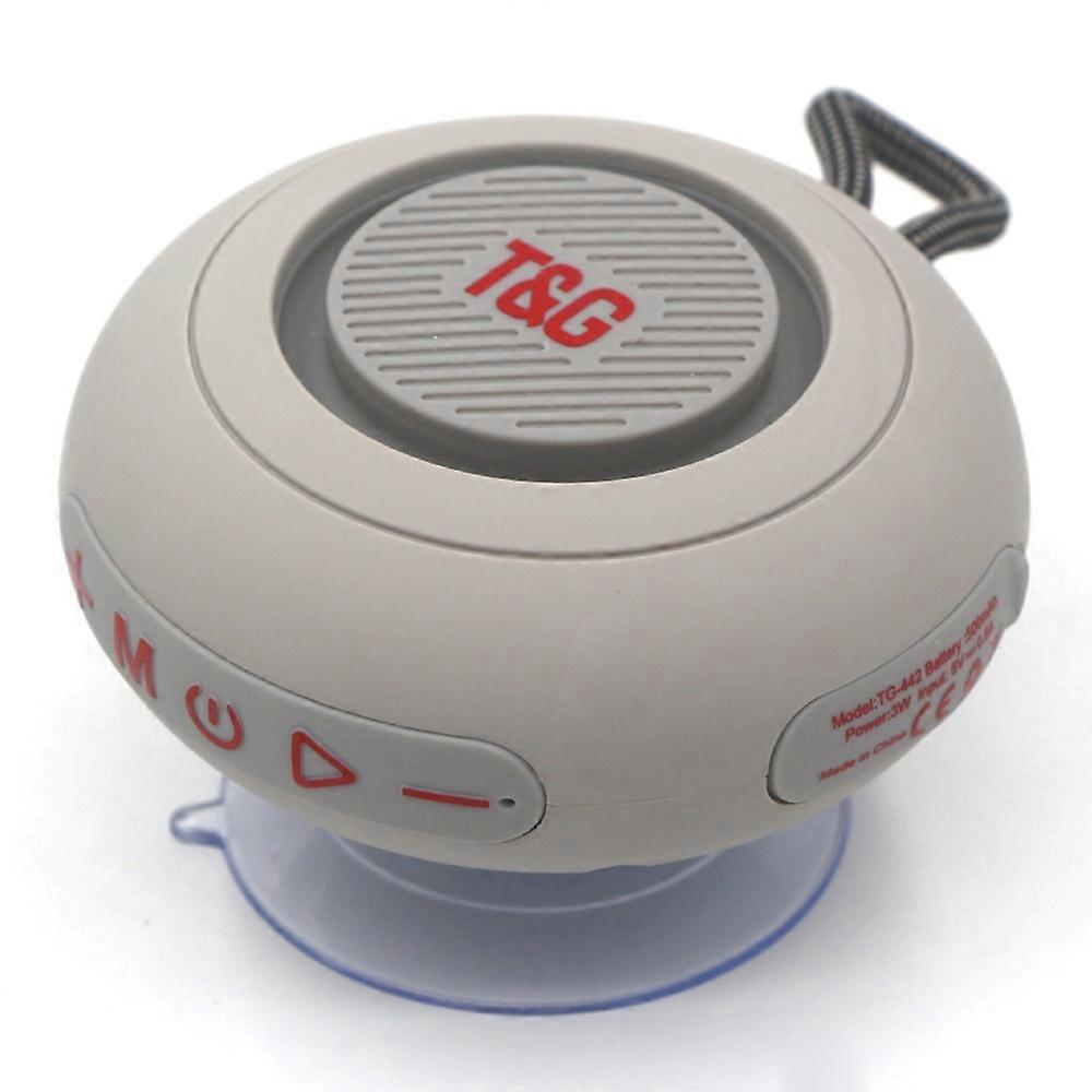 T&amp;G TG442 Bathroom Waterproof Suction Cup Bluetooth-Compatible Speaker Portable TWS Wireless Aud
