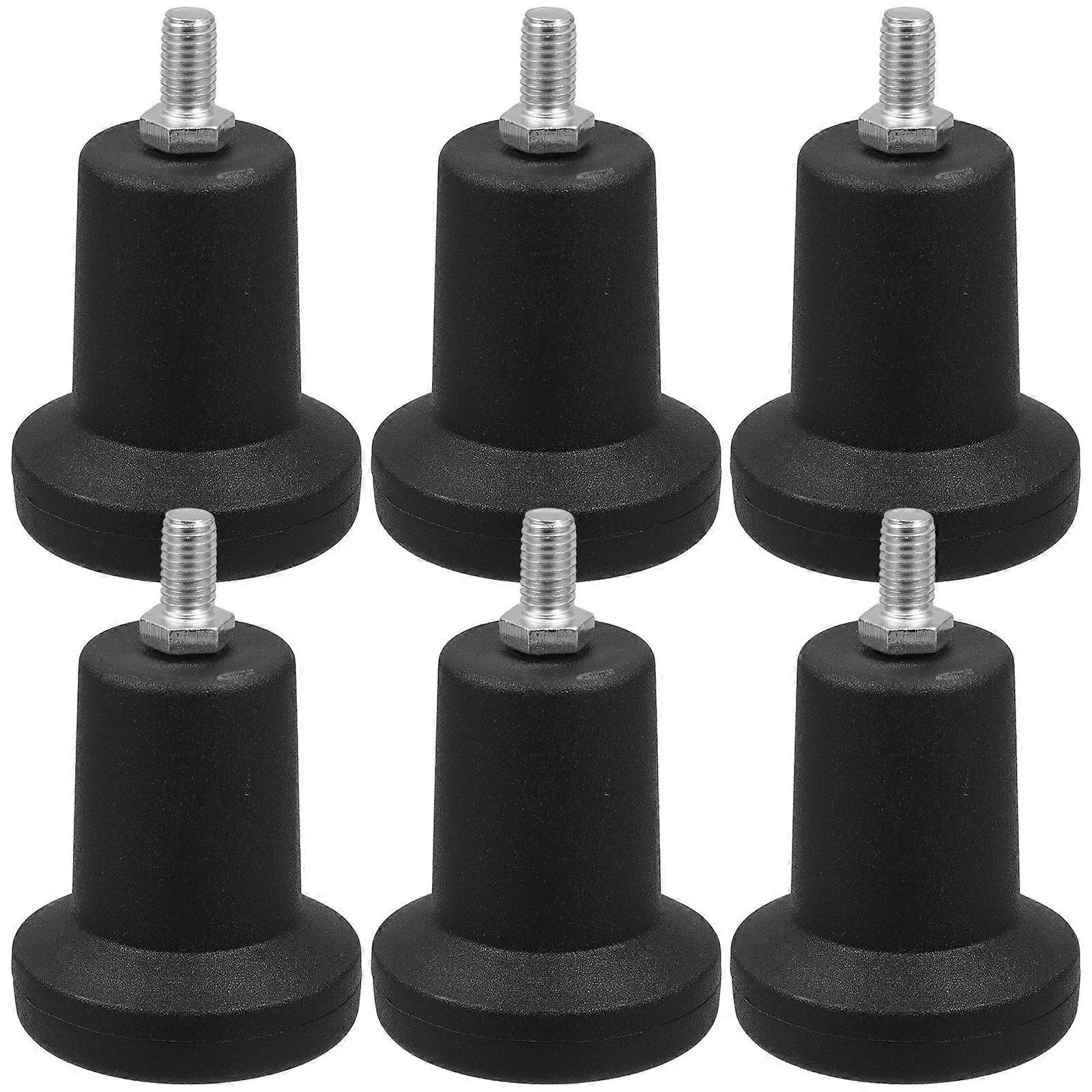 6pcs Nonslip Chair Levelers Fixed Feet for Office Chairs Floor Protector Pads Easy Installation