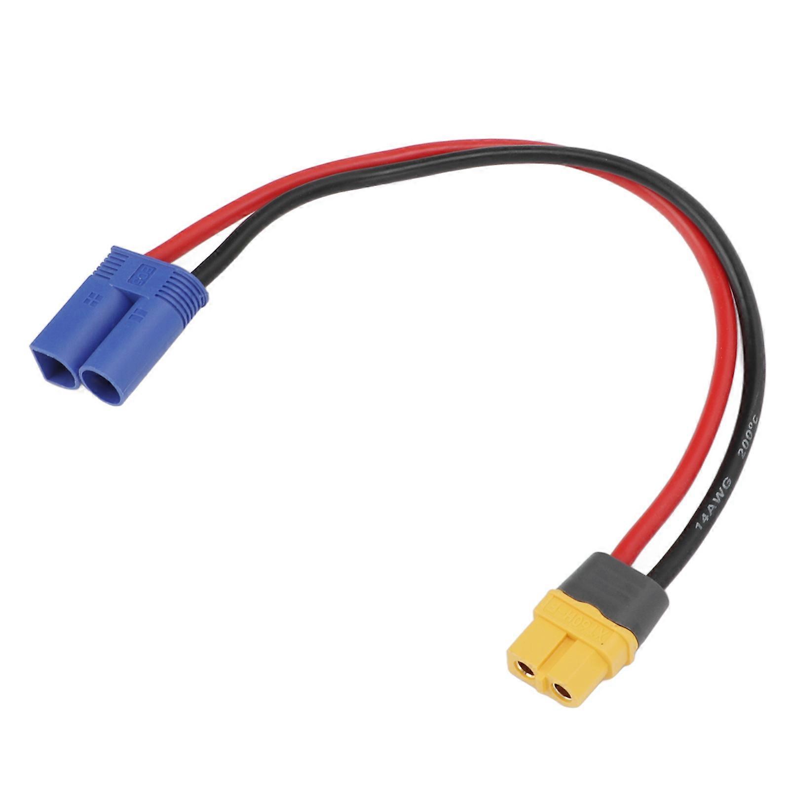 RC Female to EC5 Male Cable 14AWG XT60HF High Current Durability Corrosion Resistance EC5 Connector Adapter Cable