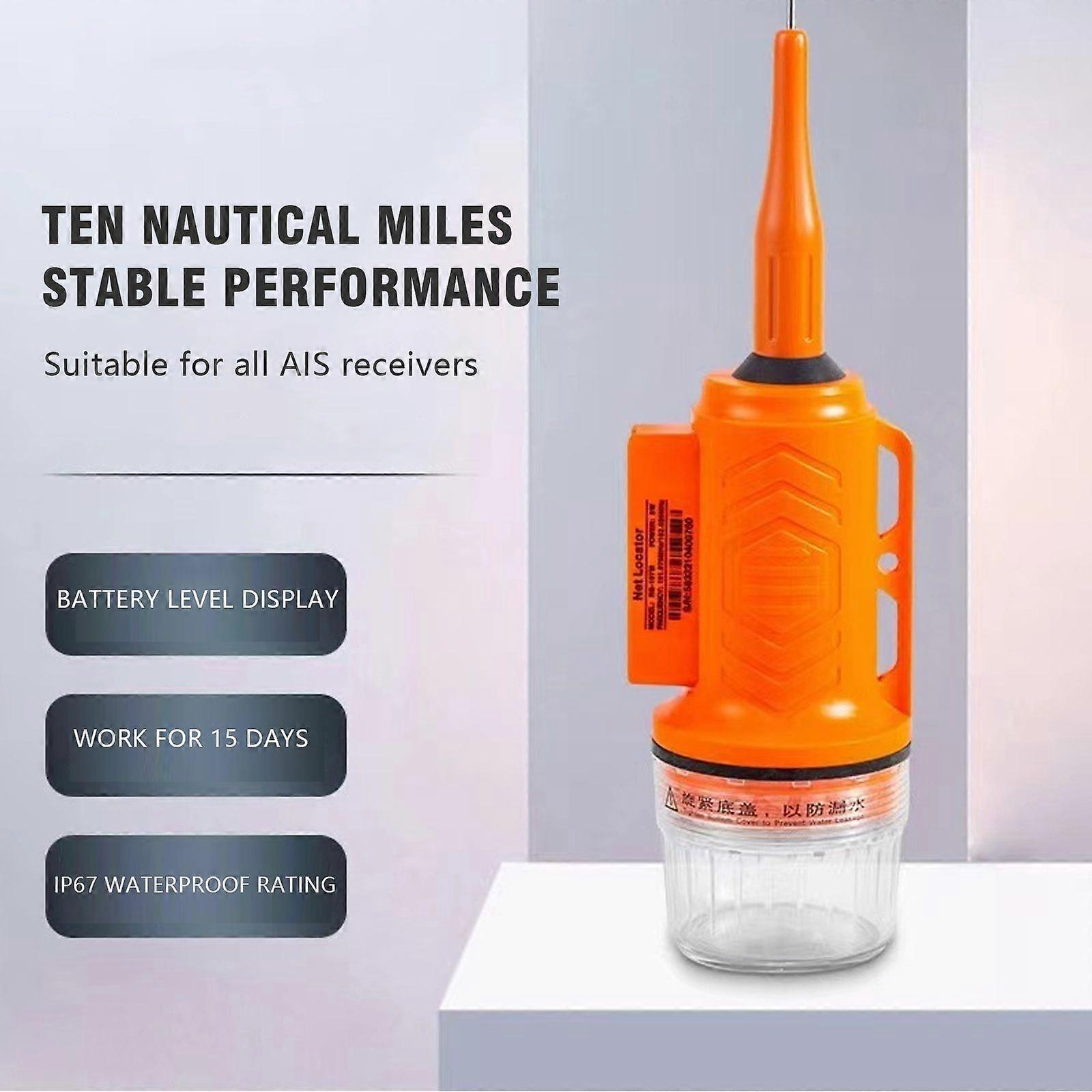 Fishing Net Locator Rs-107M - Ipx7 Waterproof, Anti-Lost Tracker For Ais Net