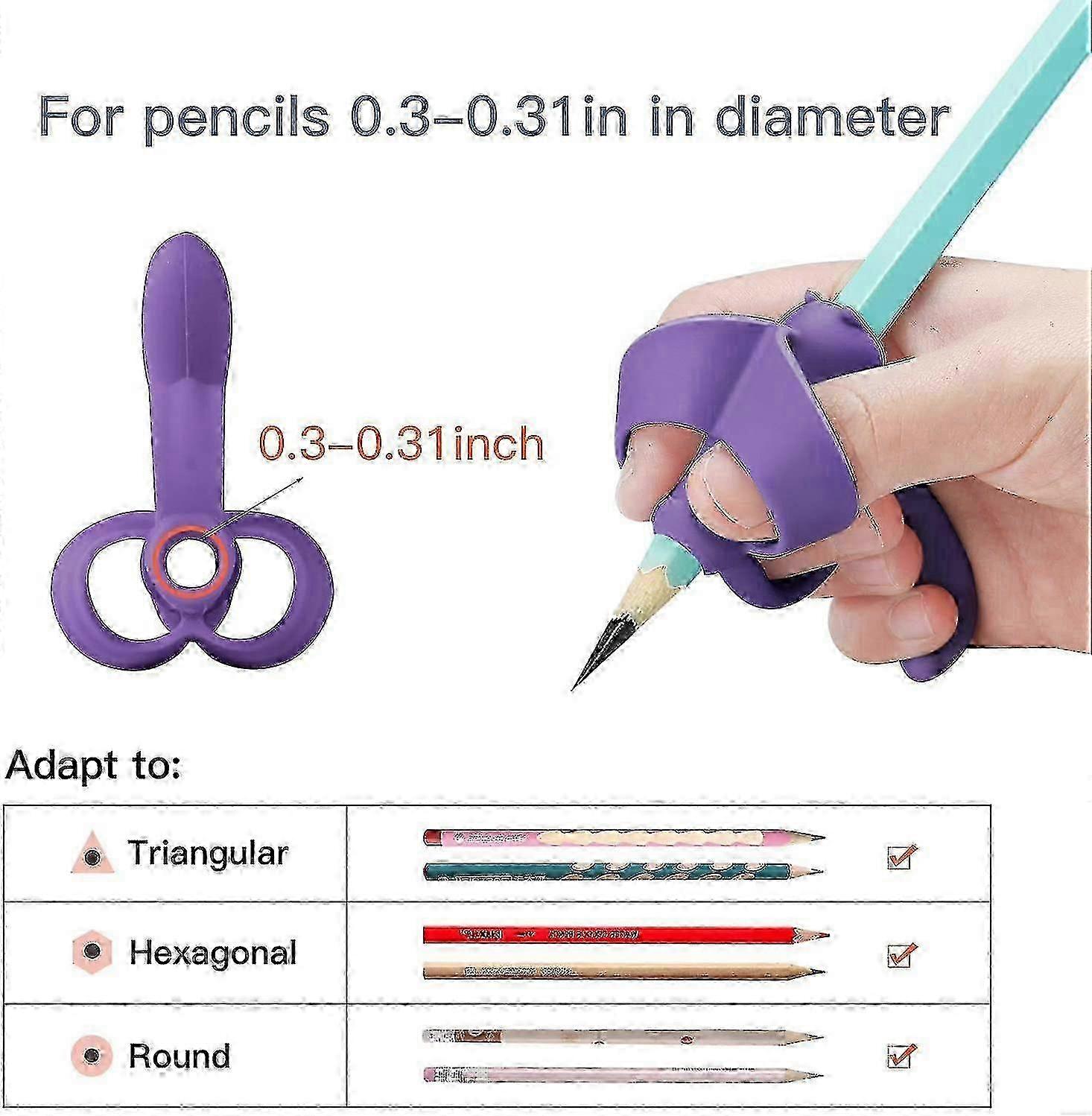 Porte-crayons ergonomique pour les enfants, entraîneur d’aide à l’écriture, outil de correction de posture pour améliorer les compétences d’écriture