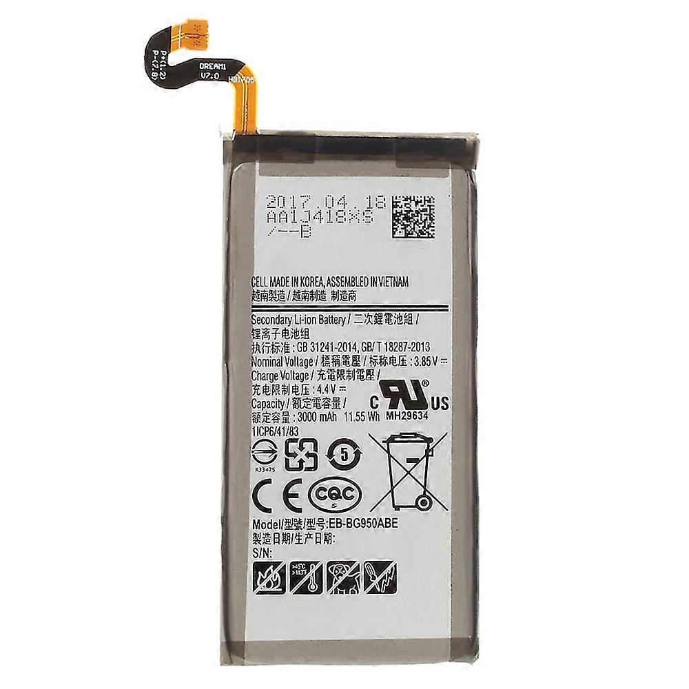 Samsung Galaxy S8 3.85V 3000mAh Liイオン電池交換部品(エンコード:EB BG950ABE)用(Lなし)