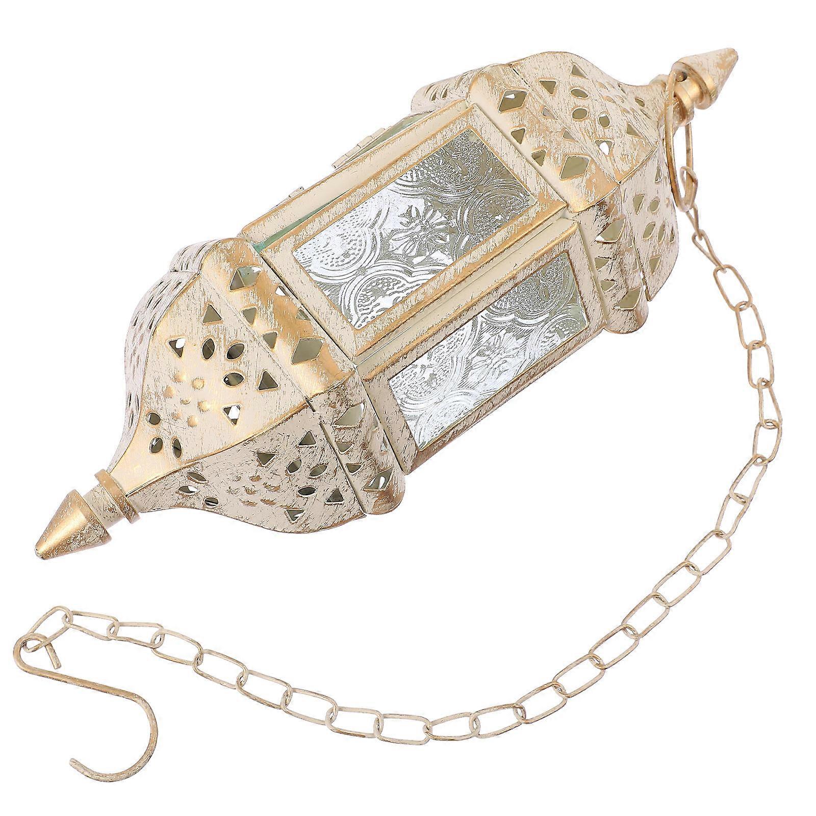 FRCOLOR 1pc Iron Craft Candle Base Ornament Holder Hanging Decor