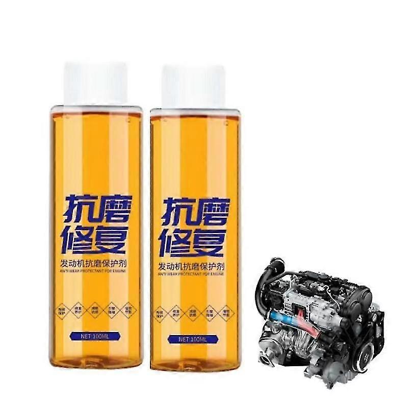 2x Engine Repair Additive 100ml Engine Anti-Wear Protective Oil Safe And Gentle Vehicle Care Supplies For Sedans Trucks Most Cars