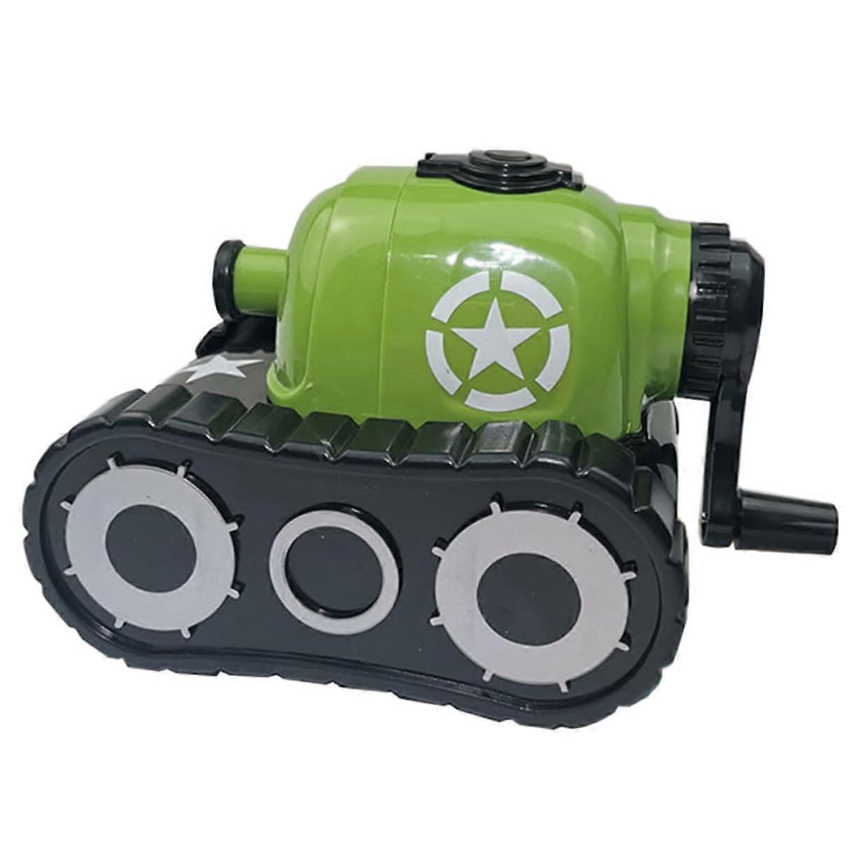 Portable pencil sharpener in cartoon design, compact for school and home