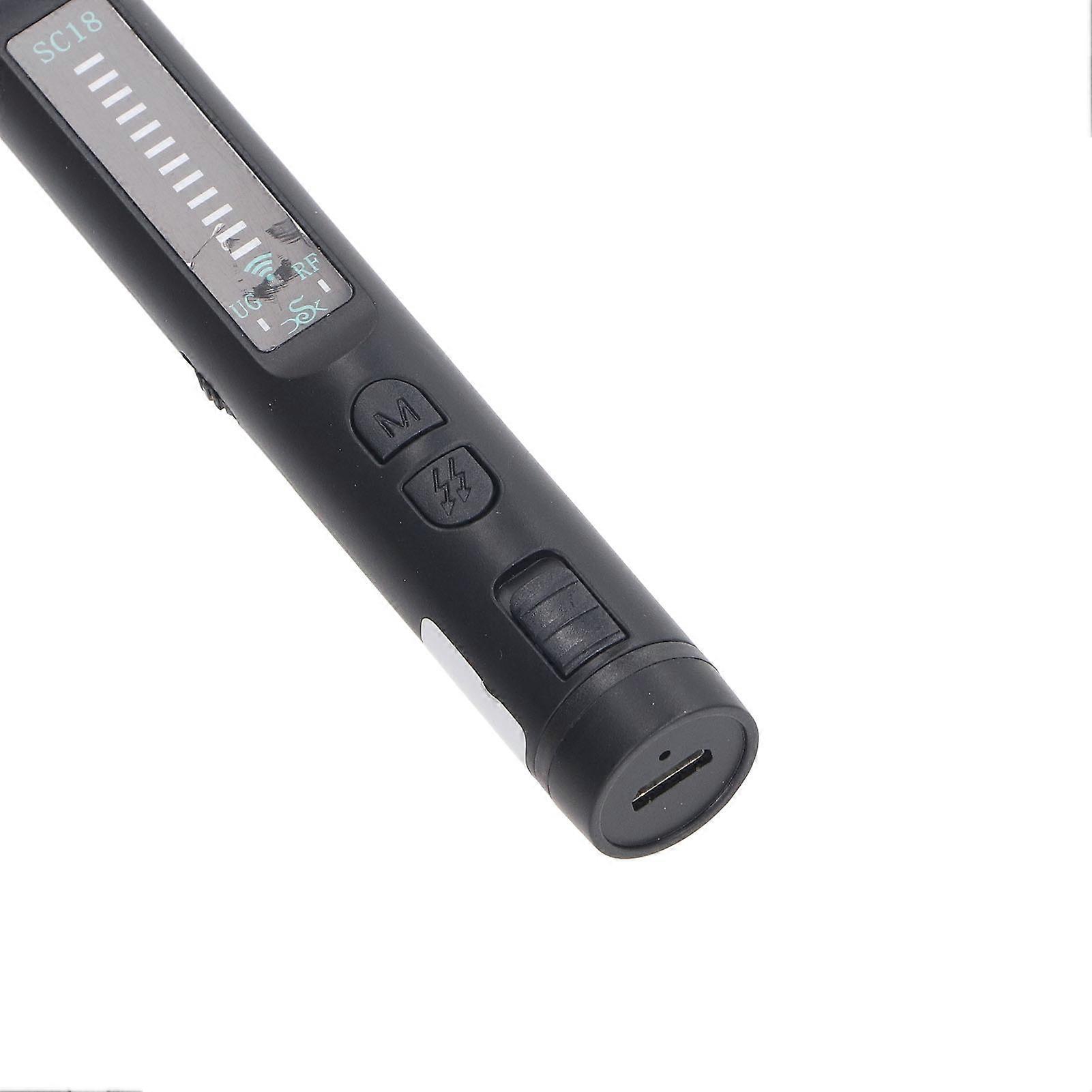 RF Signal Detector Pen Portable GPS Tracking Listening Device Detector Pen Anti Spy Wireless Bug Detector