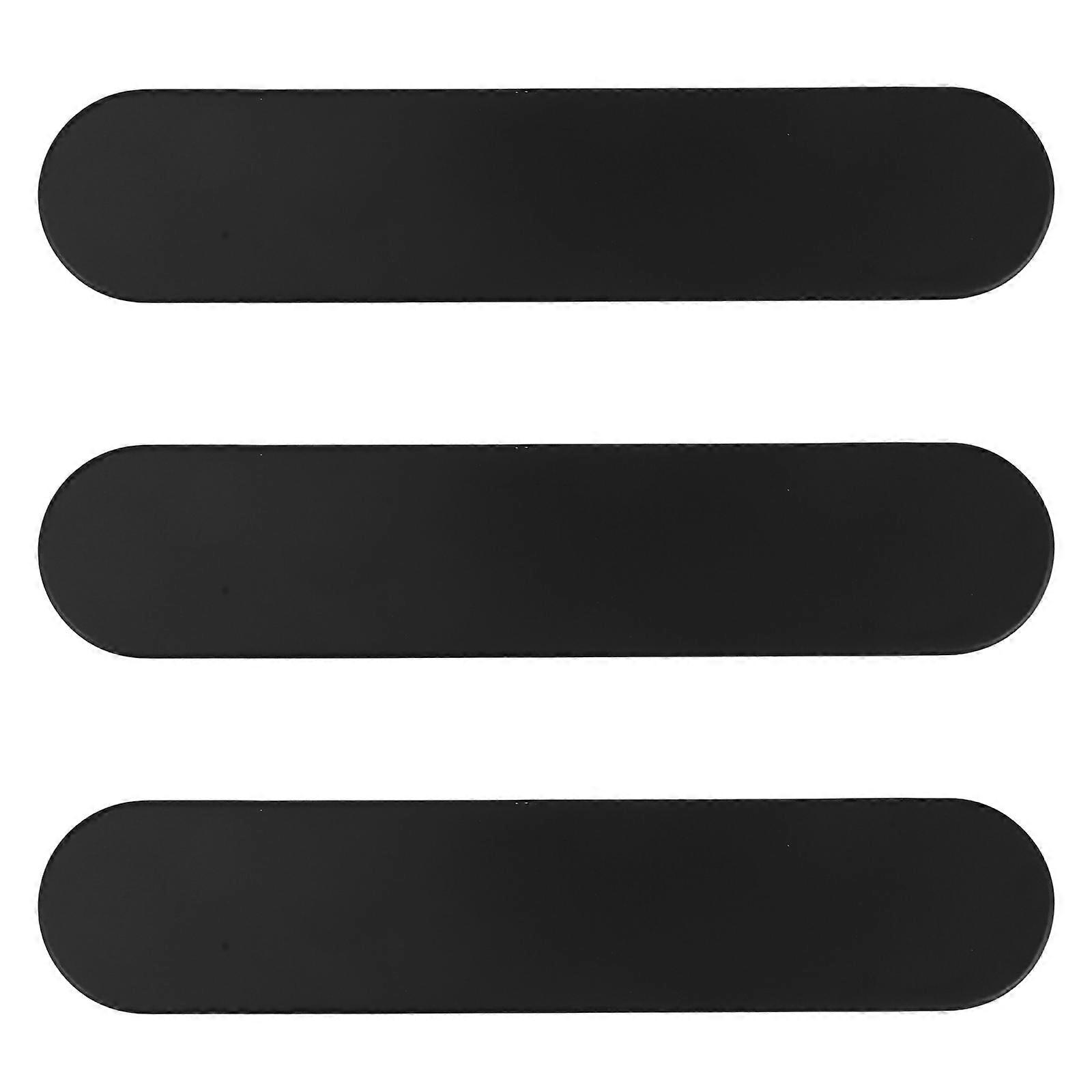 3pcs Metal Pencil Case Tin Pouch for Stationery and Brushes, Rectangular Design for Versatile Storage Use