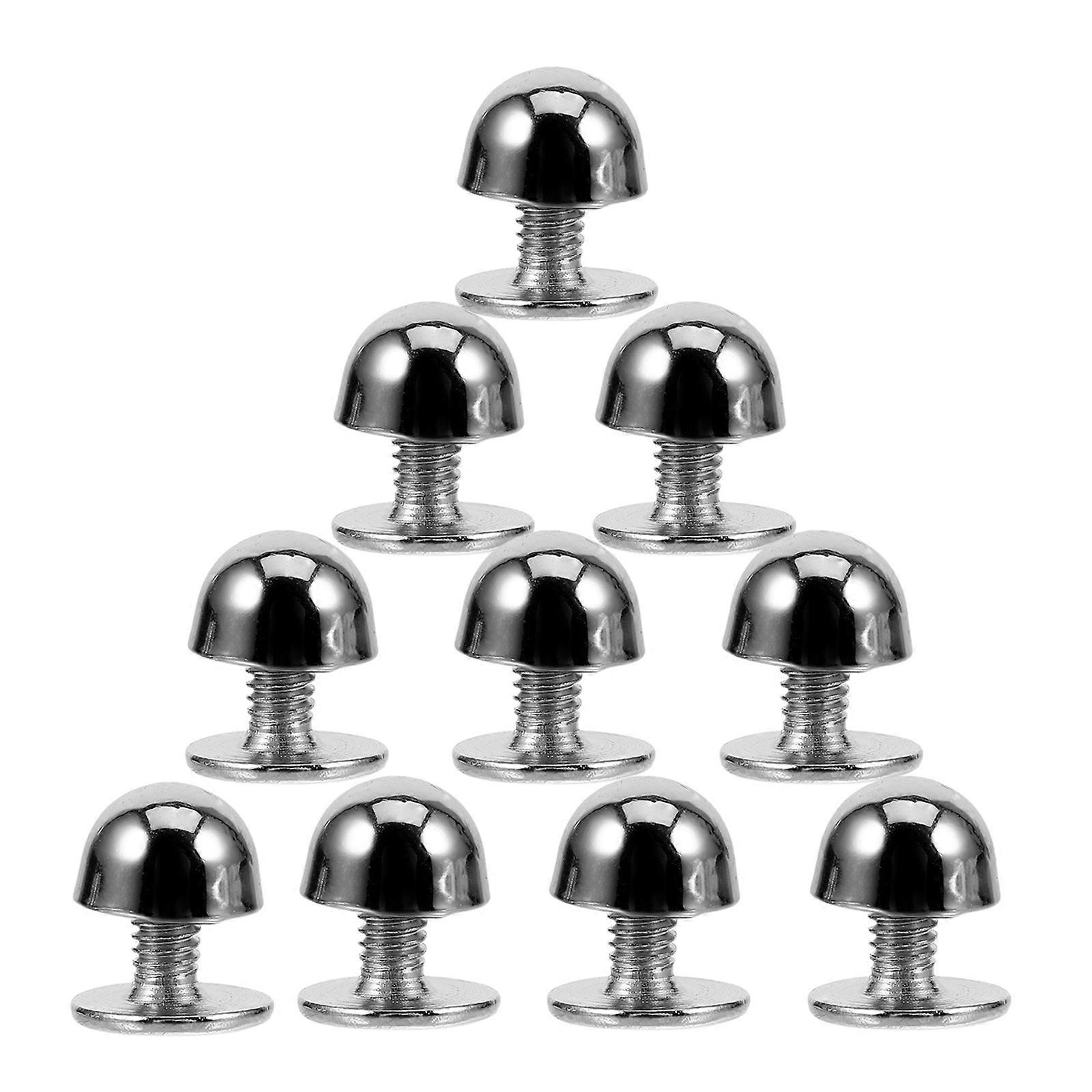 It looks like you've provided a product title or listing for **metal mushroom nail accessories**—commonly used for **DIY fashion, punk style